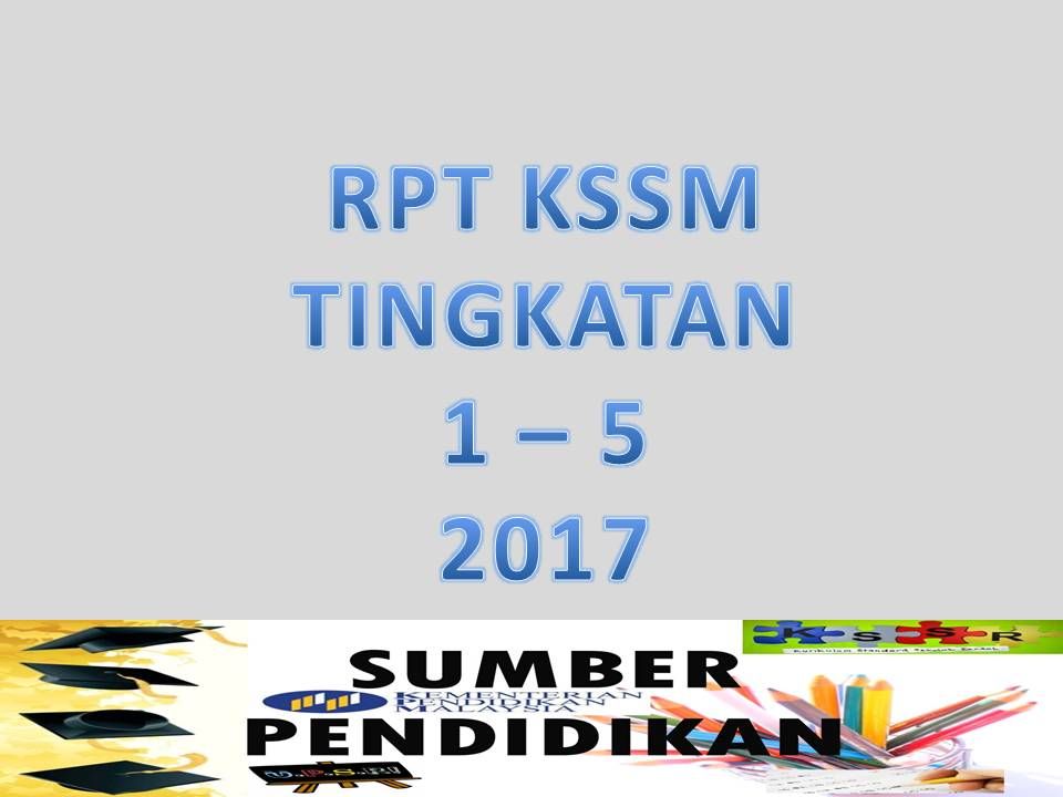 koleksi rpt kssm tingkatan 1 hingga 5 2017
